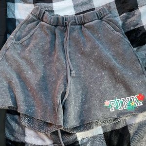 PINK grey comfortable shorts